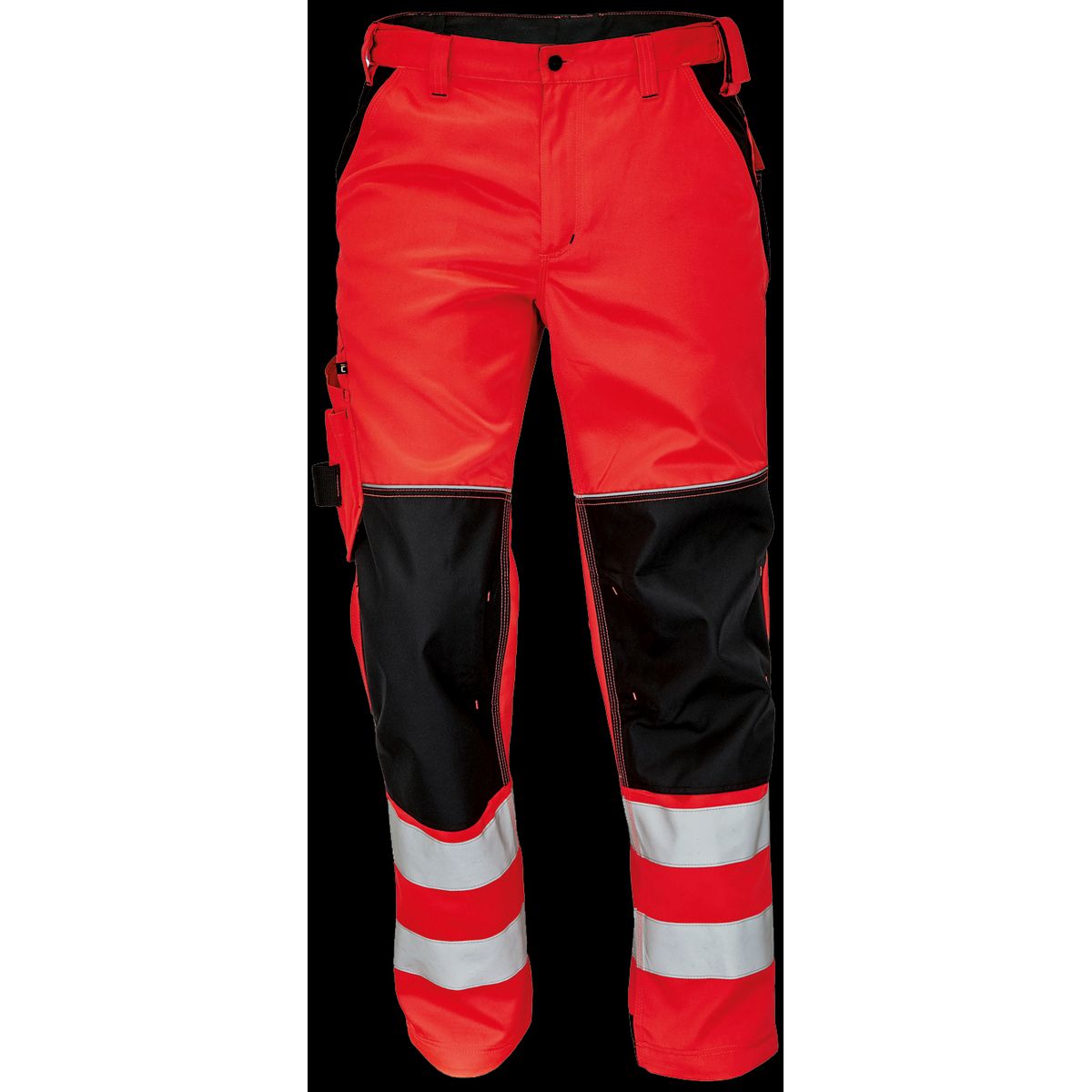 Knoxfield arbejdsbukser Hi-viz rød st. 56