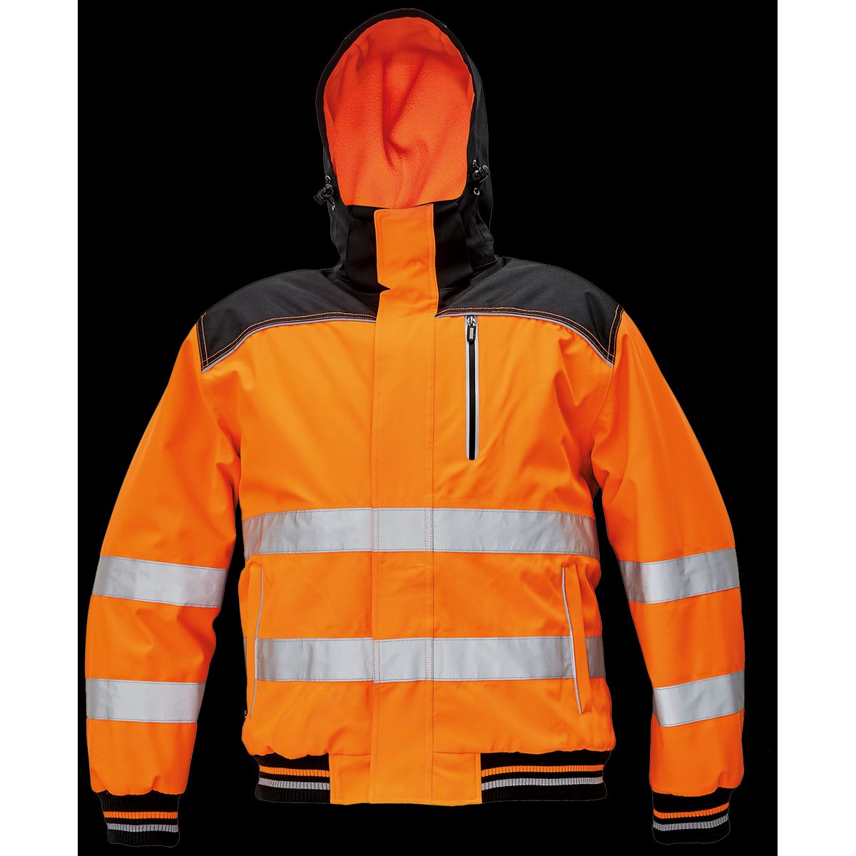 Knoxfield vinterjakke hi-viz orange st. 2XL