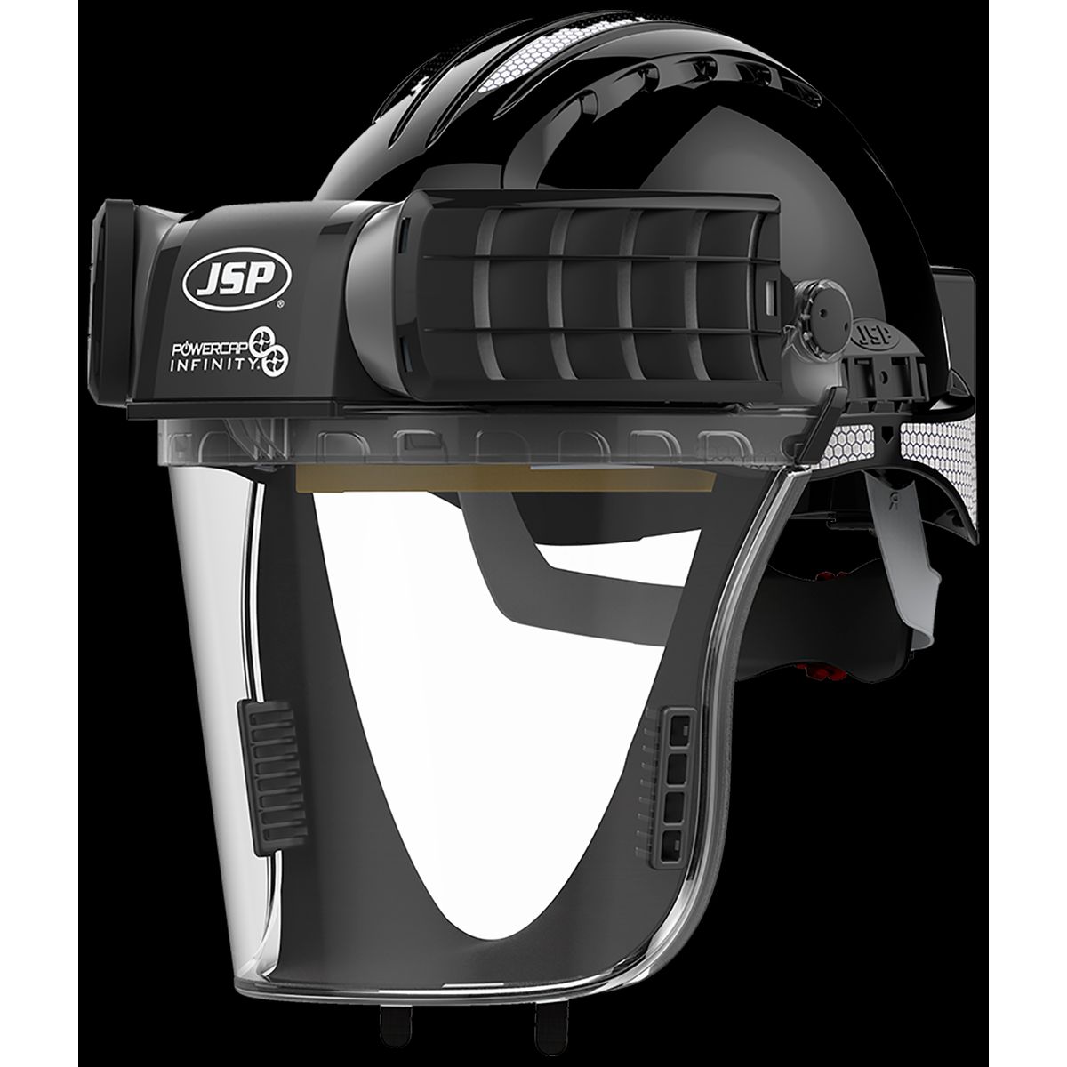 JSP Powercap Infinity motorenhed m/sikkerhedshjelm