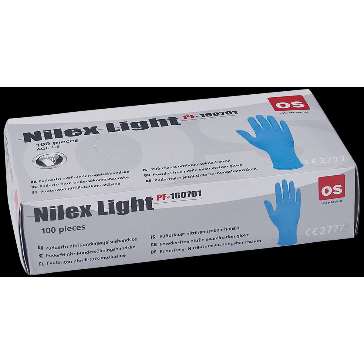 Nilex Light eng.handske nitril pf 1607-10, pk/100