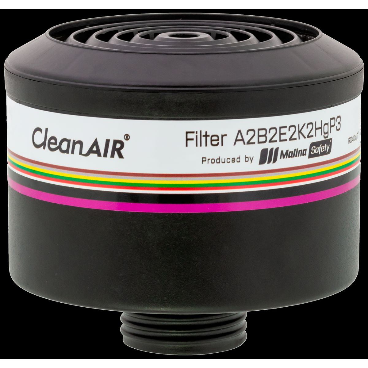 CleanAir gas- og dampfiler ABEK2HgP3