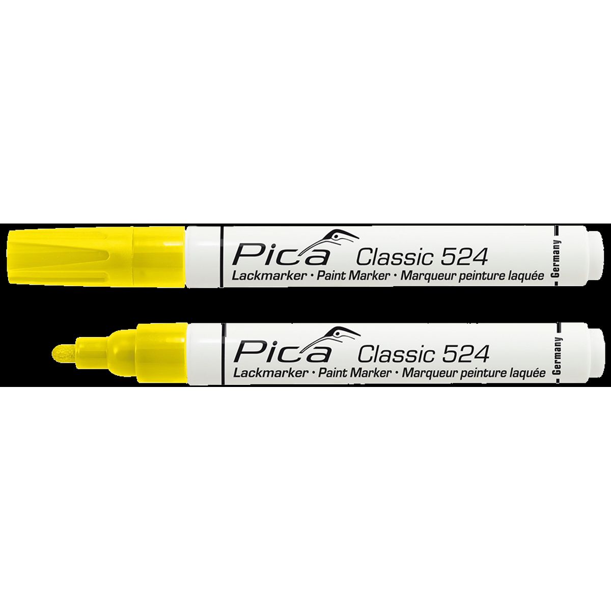 Pica Dry paintmarker Classic 524 rund spids gul