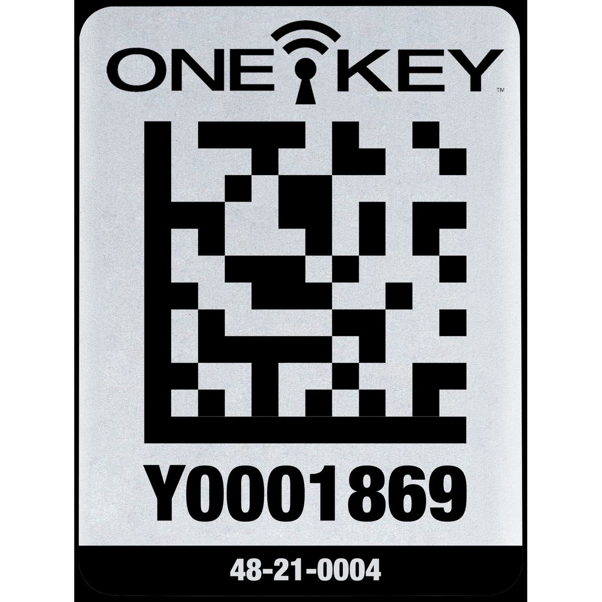 One-Key ID-mærker store t/metal AIDTLM-100, 25stk