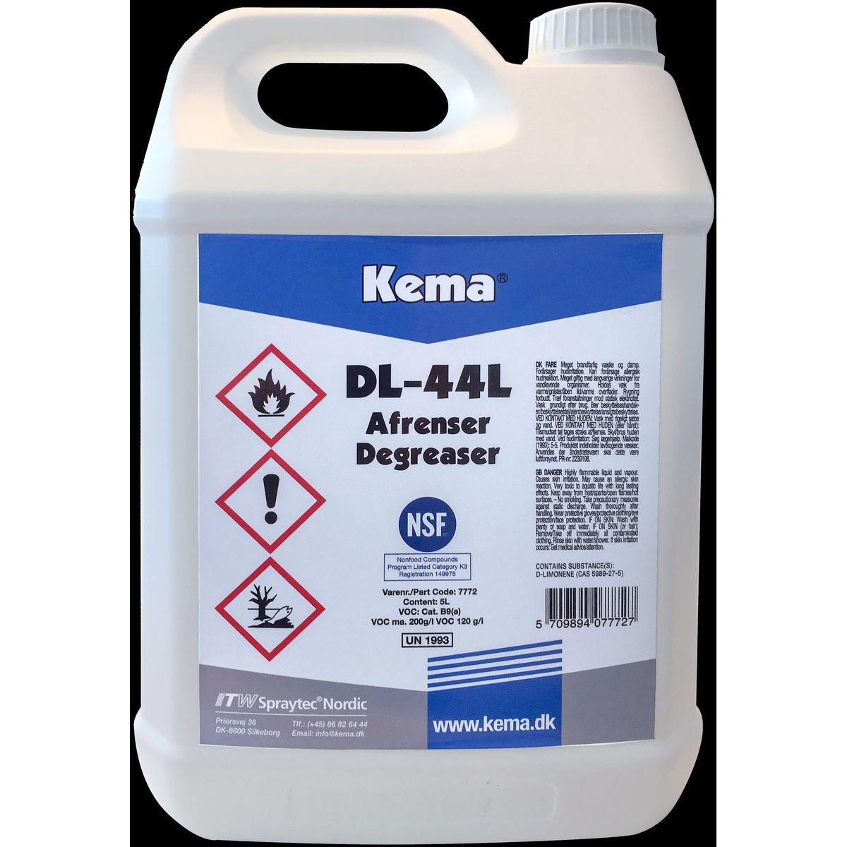 Kema afrenser DL-44 citrus 5 ltr