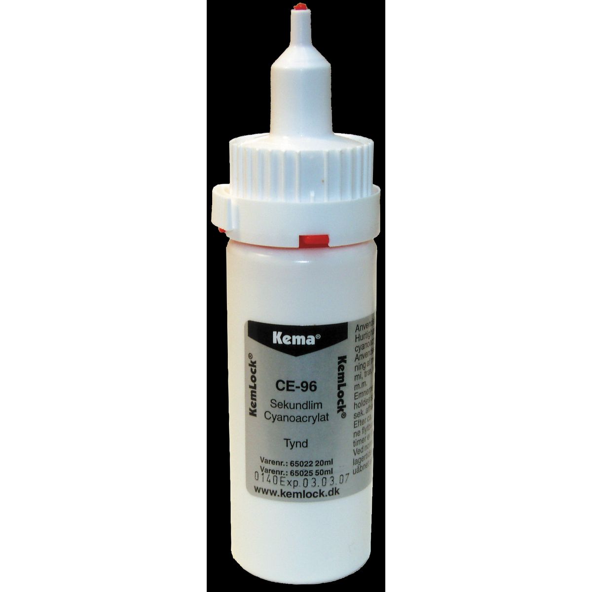 Kemlock cyanoacrylat-lim CE-96 20ml