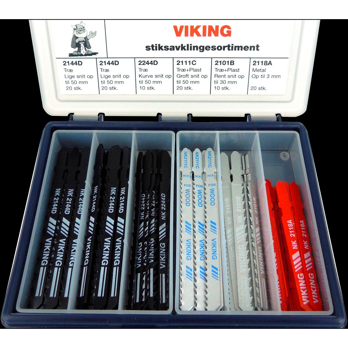 Viking stiksavkl.sorti.NK99 100 stk