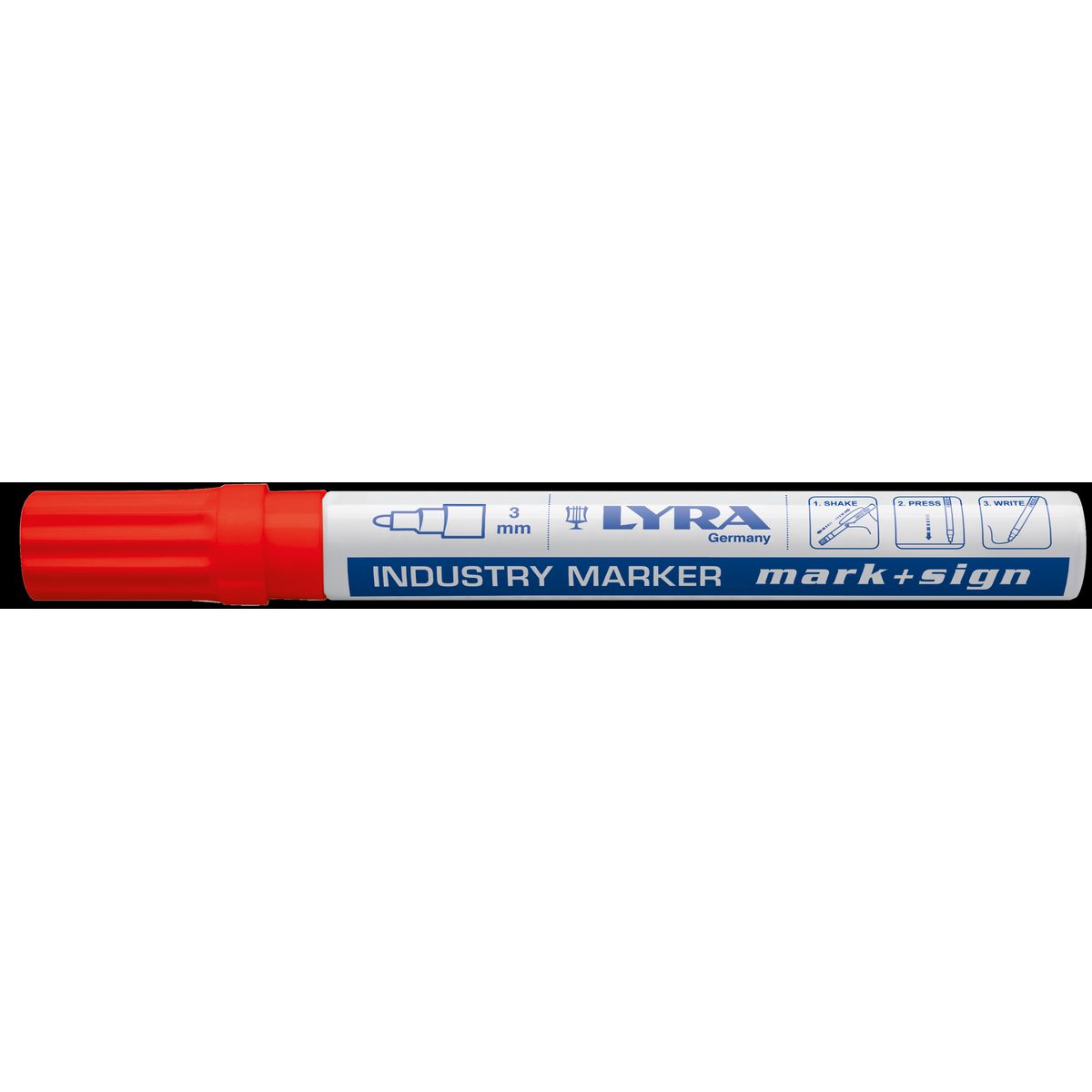 Lyra Industry paintmarker 4040 rød