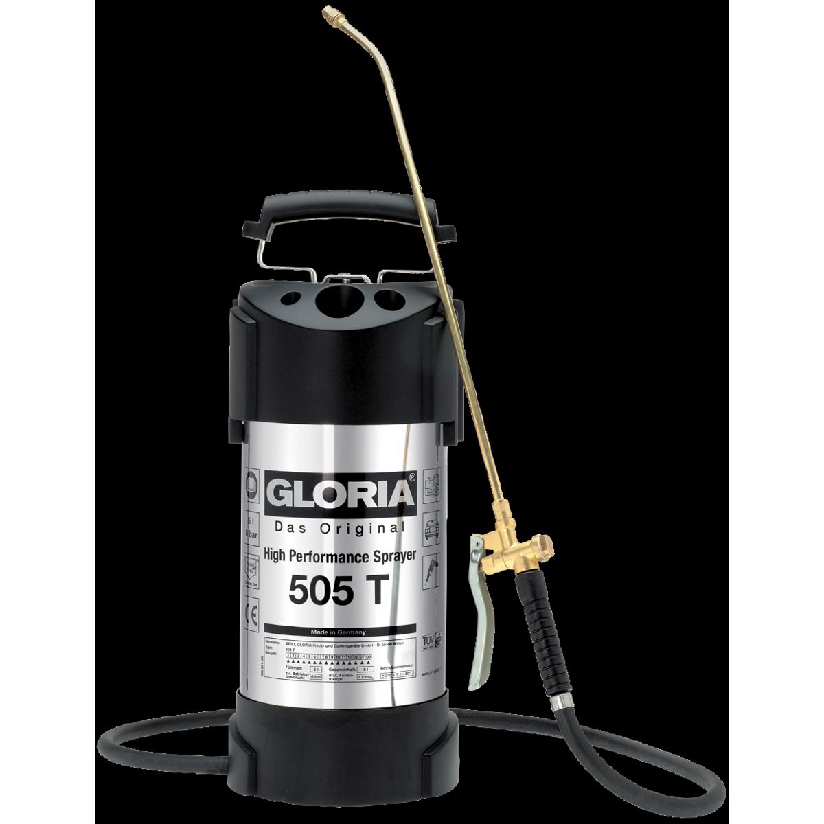 Gloria højtryksprøjte rf. Profline 505T 5 ltr