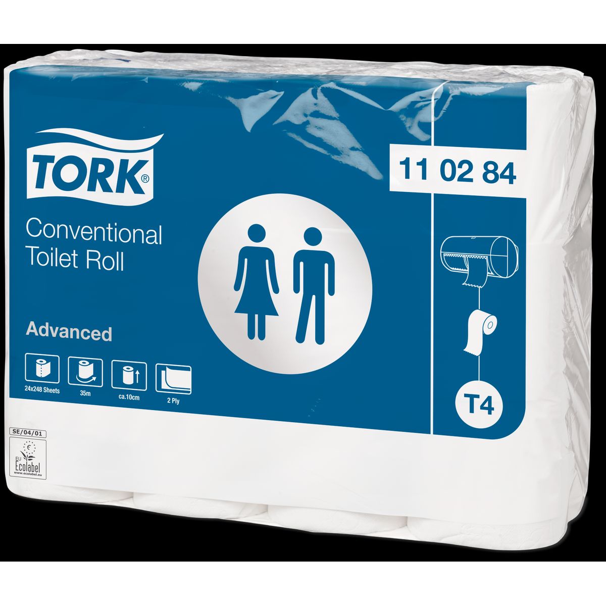 Tork toiletpapir Advanced T4 34,7mtr, 24 rl