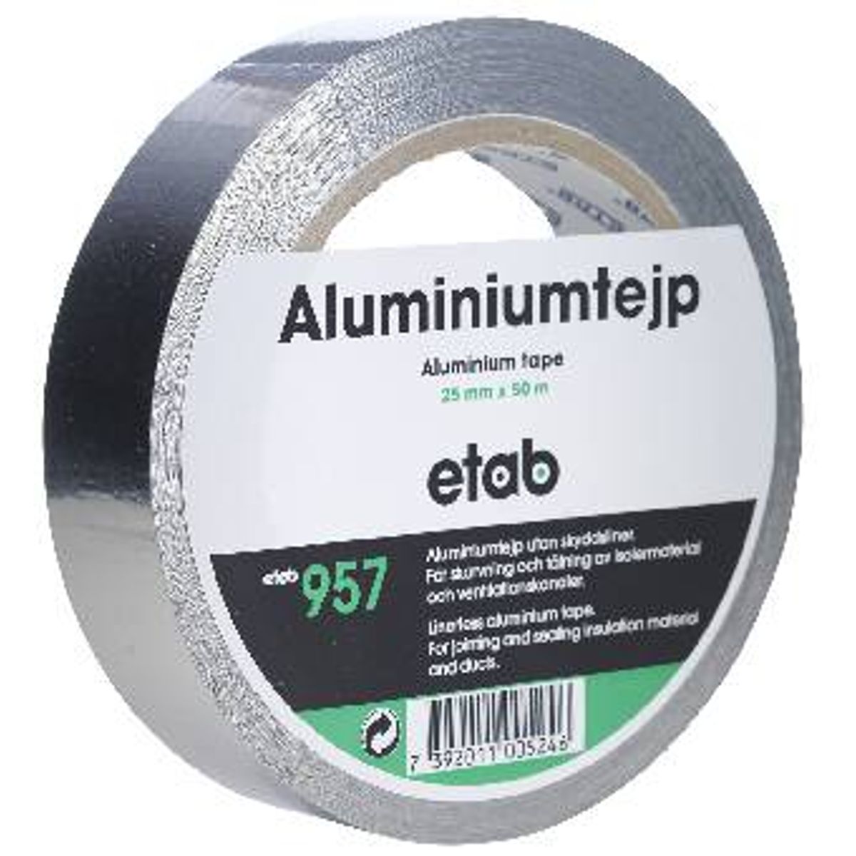 Tejp aluminium 957 50mmx50m