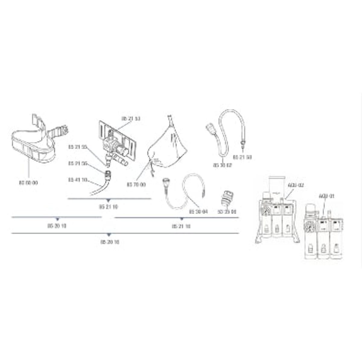 Adapter t/Speedglas 9100 Fx Air QRS