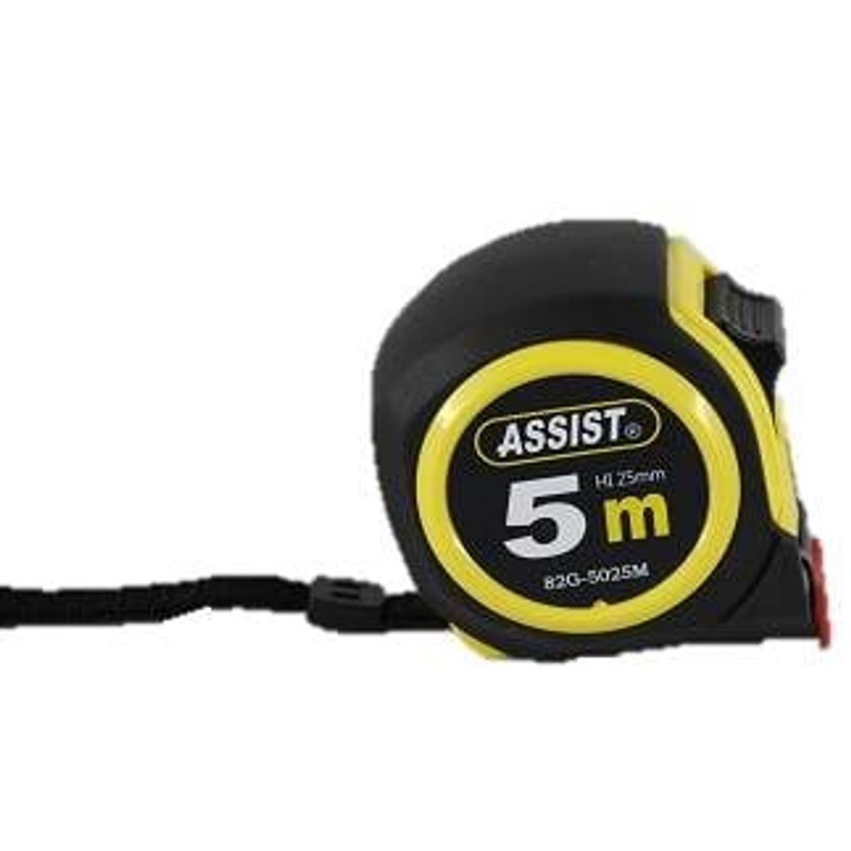 Assist 5m båndmål 25mm m/magnet