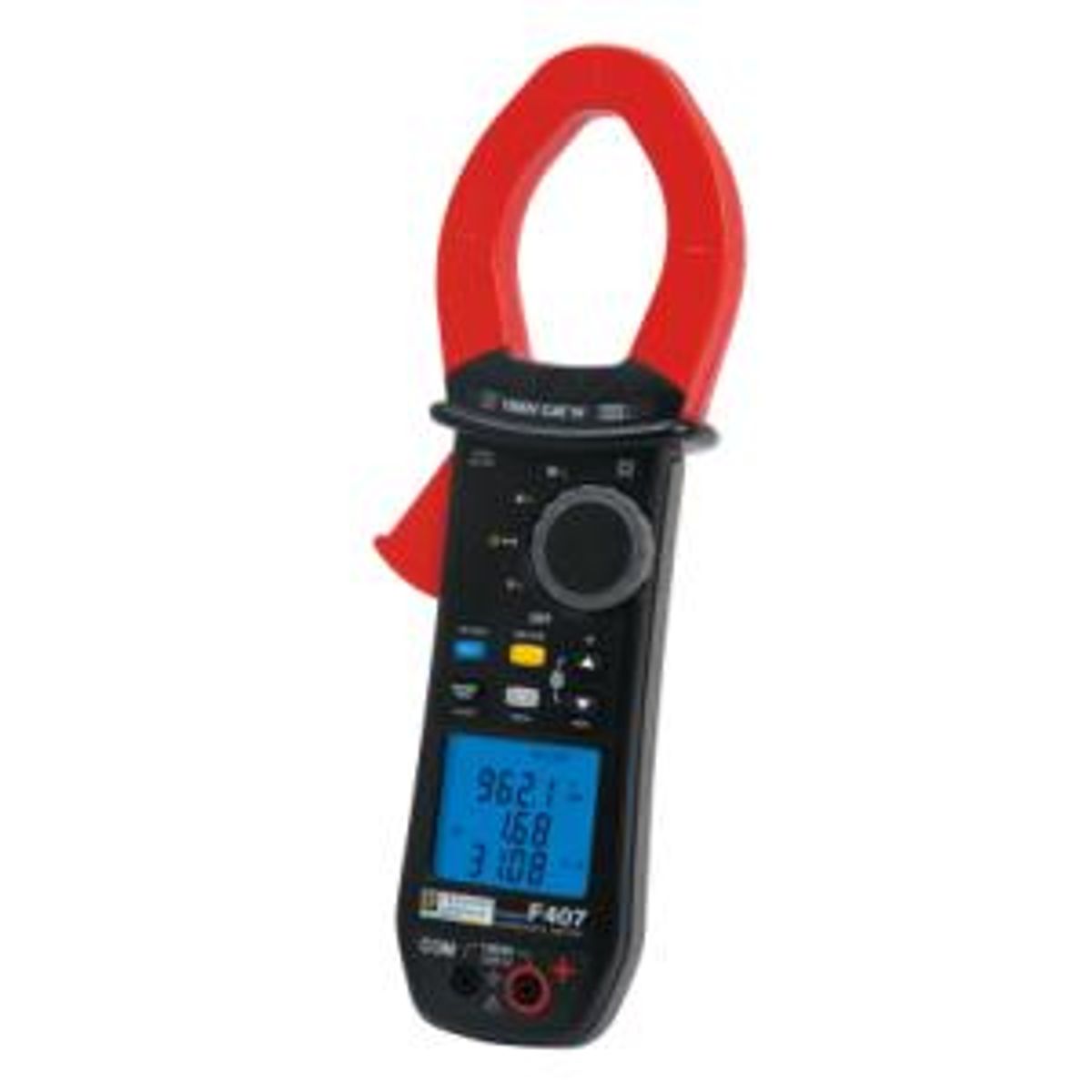 CA F407 effekt tangamperemeter Sand RMS AC, KAT IV 1000V, med datalogger og Bluetooth