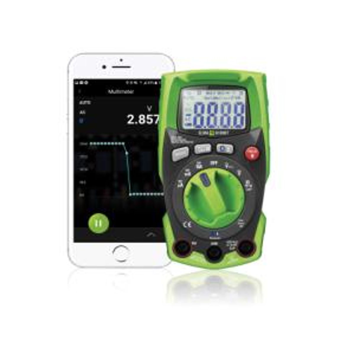 Elma 6100BT IP65 sand RMS Multimeter med Bluetooth