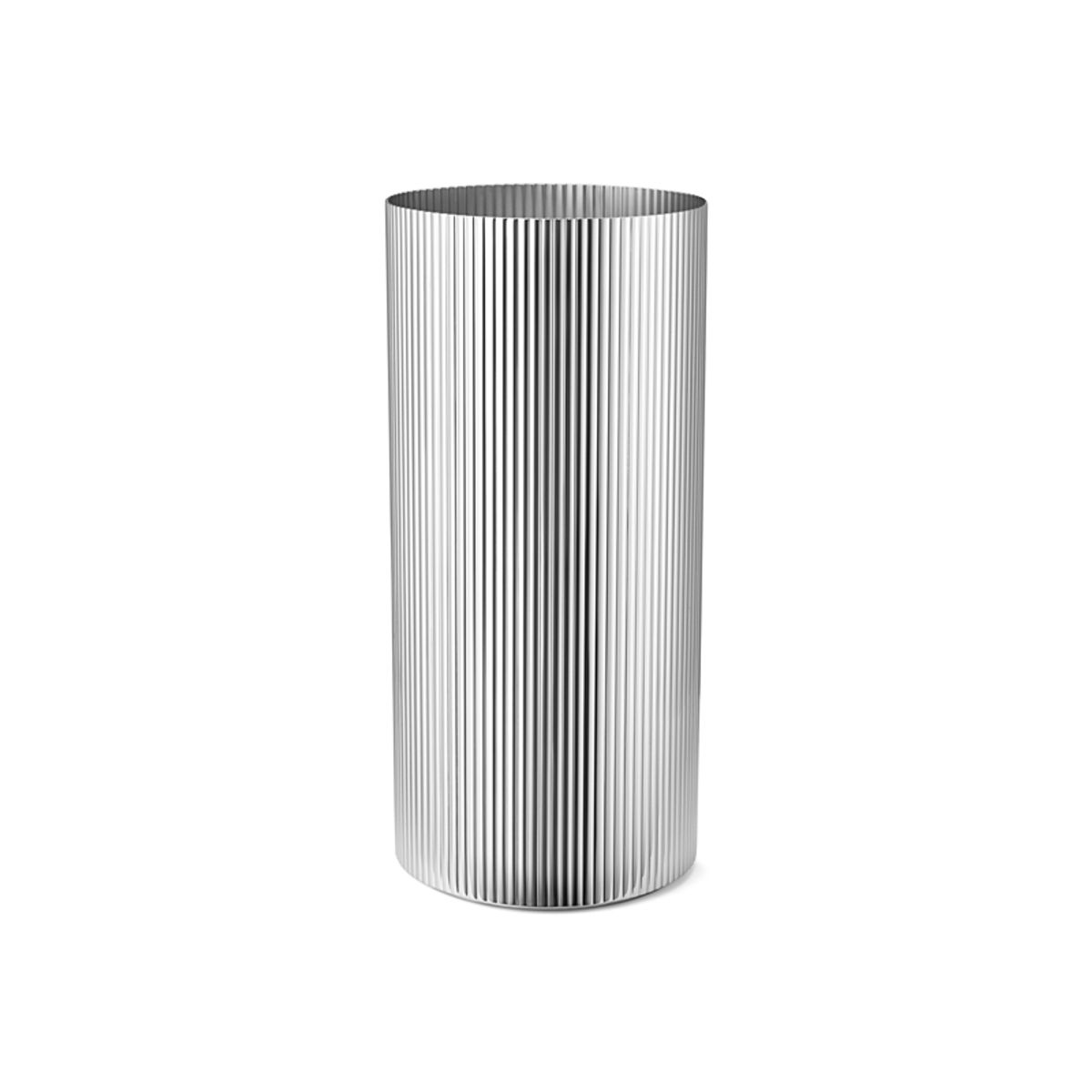 Georg Jensen Bernadotte vase, 26 cm i stål