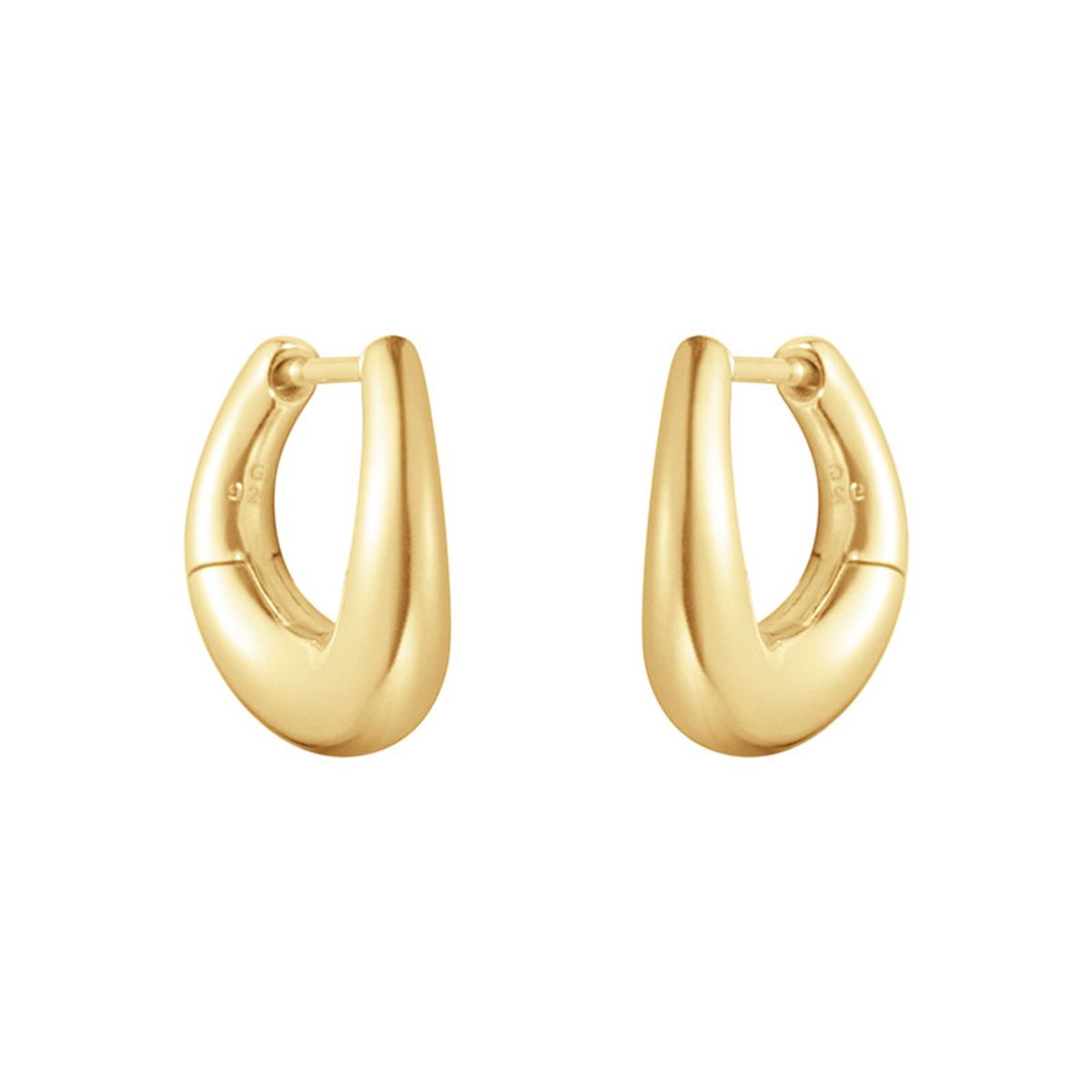 Georg Jensen Offspring øreringe i 18 kt. guld