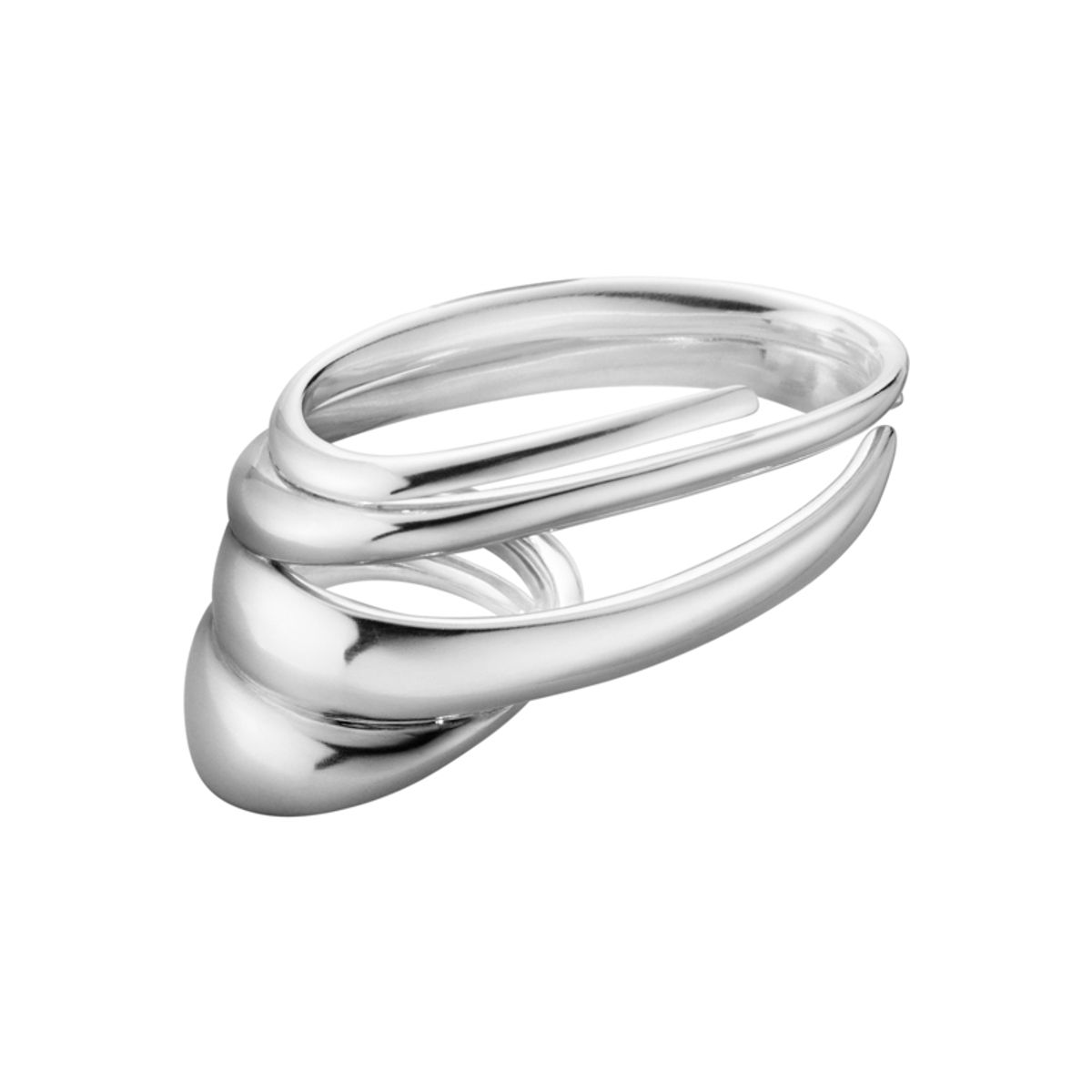 Georg Jensen Arc dobbelt ring 657B, sølv