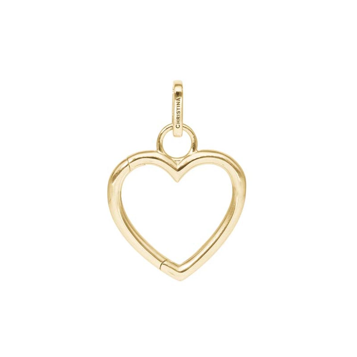 Christina Jewelry Collectors Heart vedhæng i forgyldt