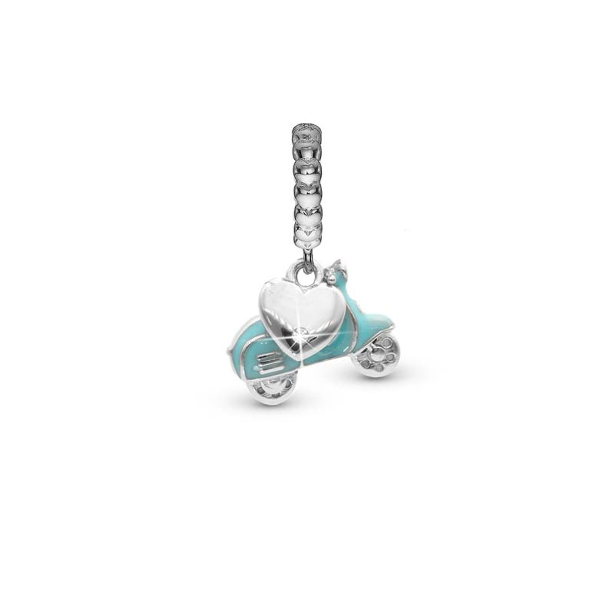 Christina Jewelry Dolce Vita Scooter sølvcharm til sølvarmbånd på 4 mm