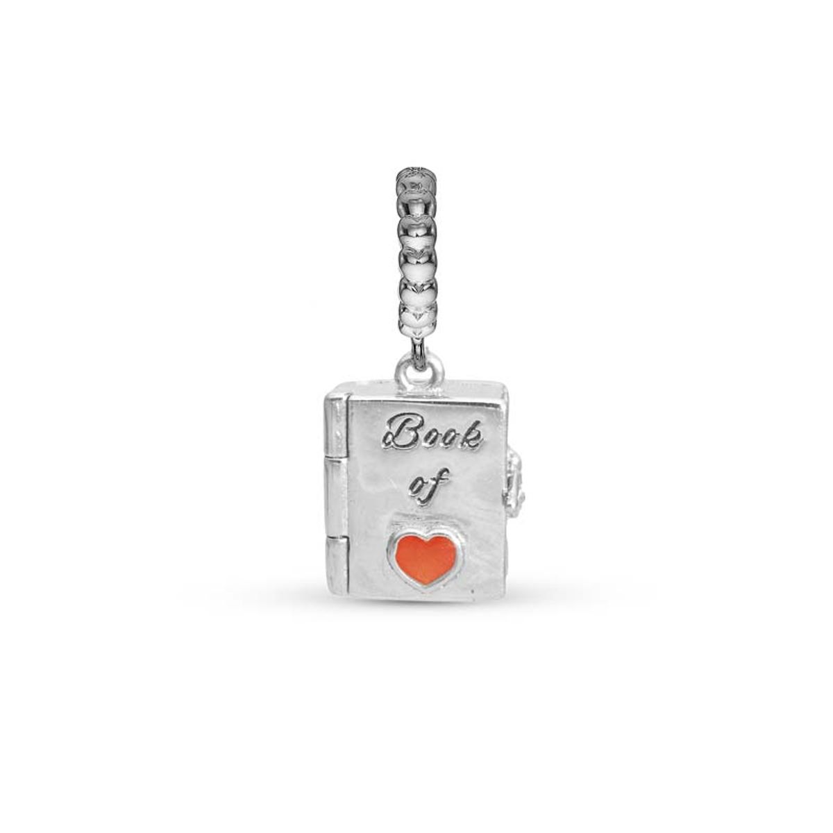 Christina Jewelry Book of Love Bog sølvcharm til sølvarmbånd på 4 mm