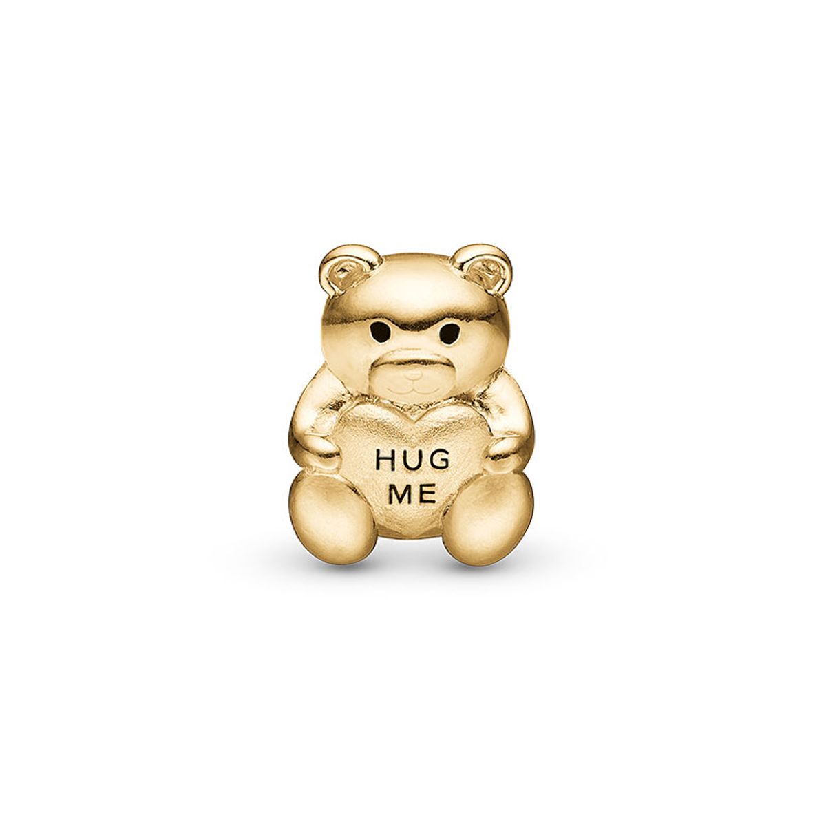 Christina Jewelry Hug Me Bear forgyldt charm til læderarmbånd