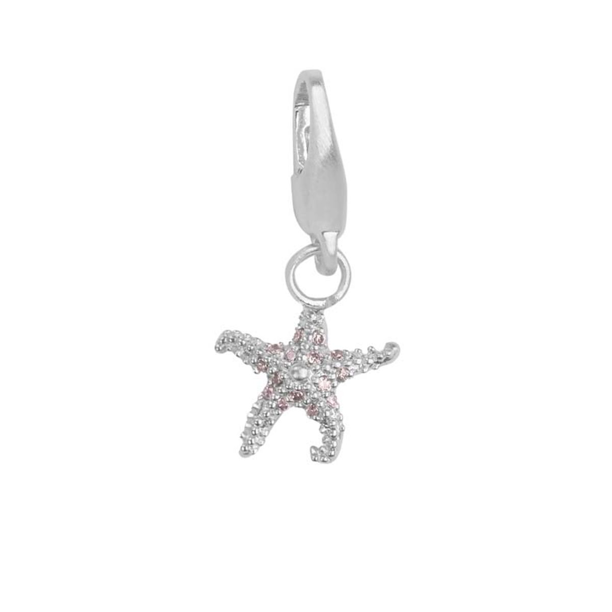 ByBiehl Starfish Charm i sølv med zirkonia