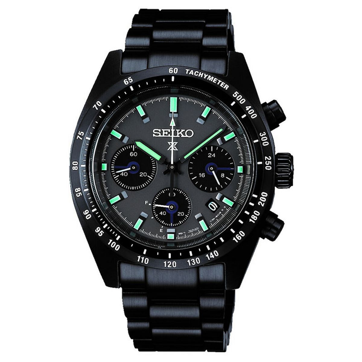 Seiko Prospex Solar sort chronograph ur