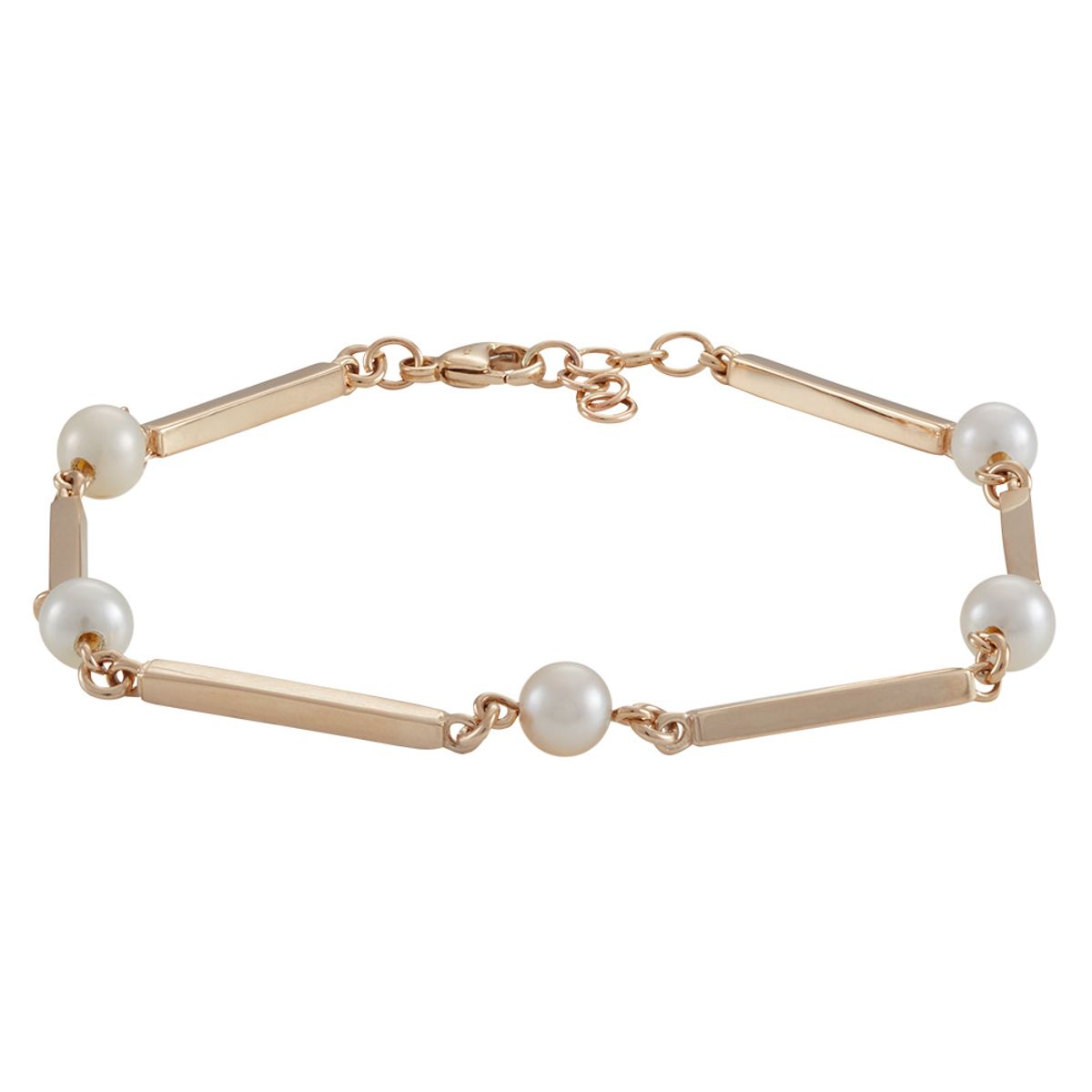 Siersbøl Pind & Perle armbånd 8 kt. 18+2cm