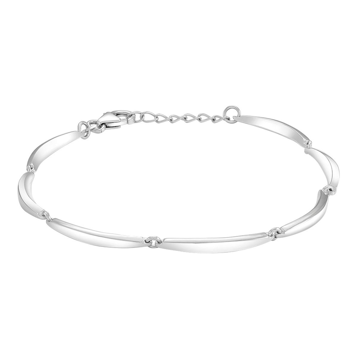 Siersbøl Banan armbånd sølv, 19 + 2 cm