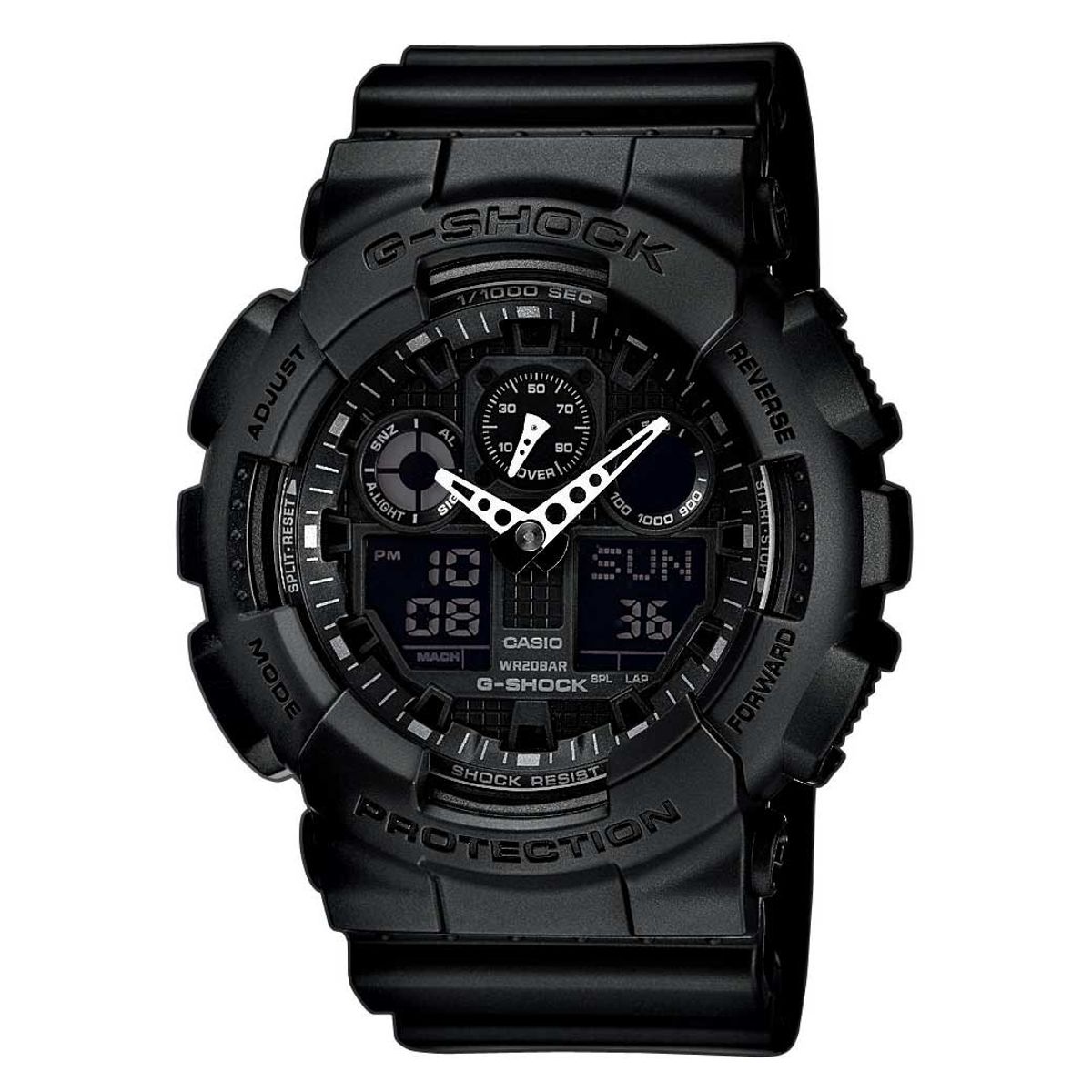 CASIO G-SHOCK - BASIC (5081) i sort med gummirem