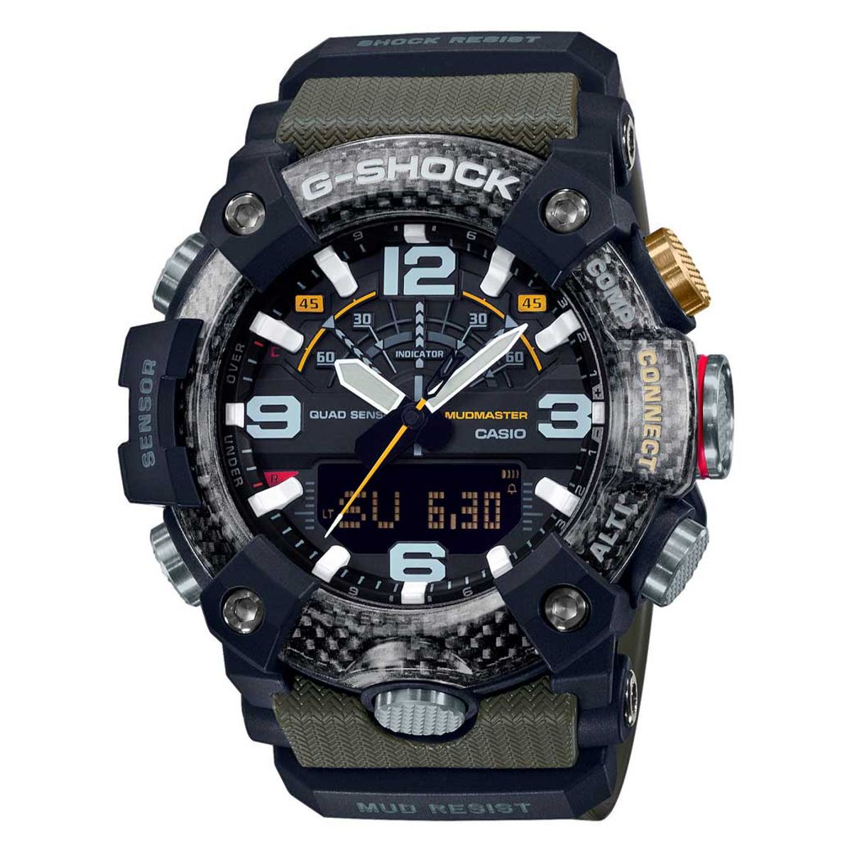 CASIO G-SHOCK MUDMASTER (5594) herreur med gummirem