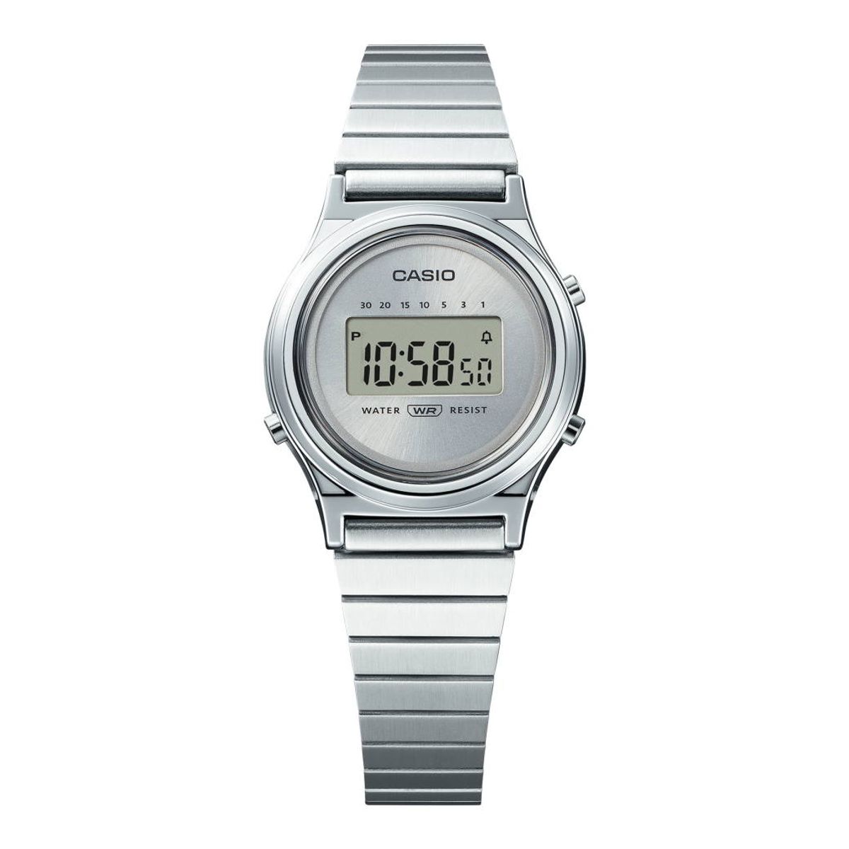 Casio Vintage LA700WE-7AEF sølv urskive Ø26