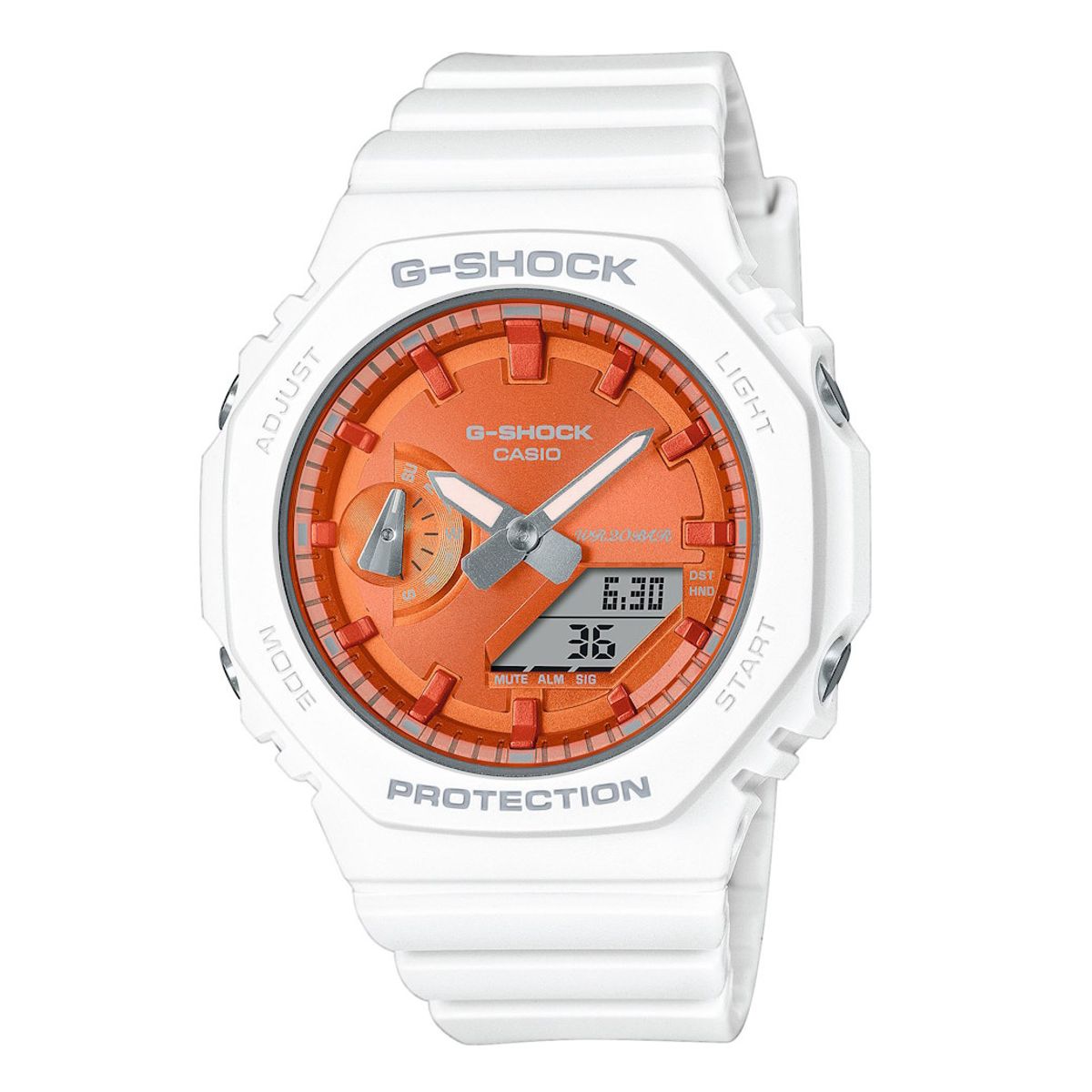 Casio G-Shock Women GMA-S2100WS-7AER orange/hvid