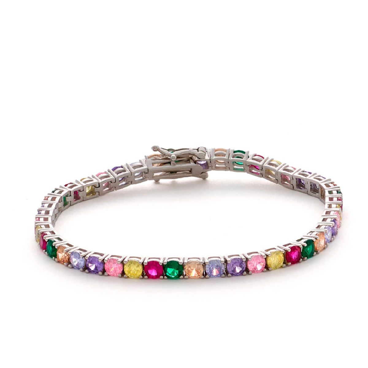 Alexander Lynggaard Hope armbånd Tennis Bracelet Rainbow 4mm