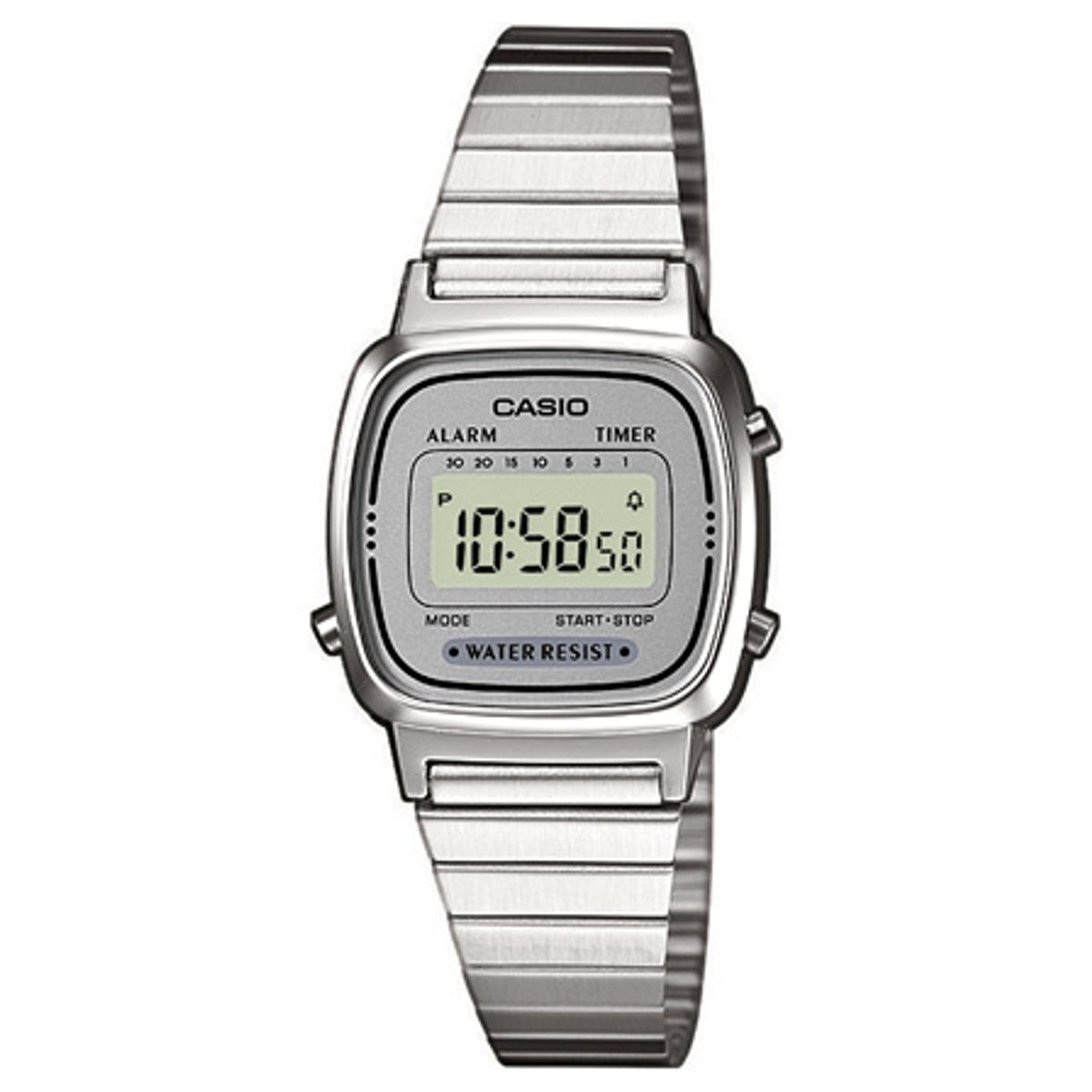 CASIO CLASSIC/RETRO - BASIC I STÅL MED LÆNKE