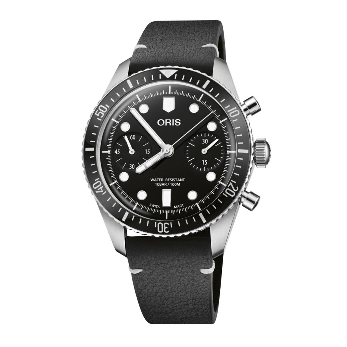 ORIS Divers Herritage 65 armbåndsur, sort skive med rem - 40mm