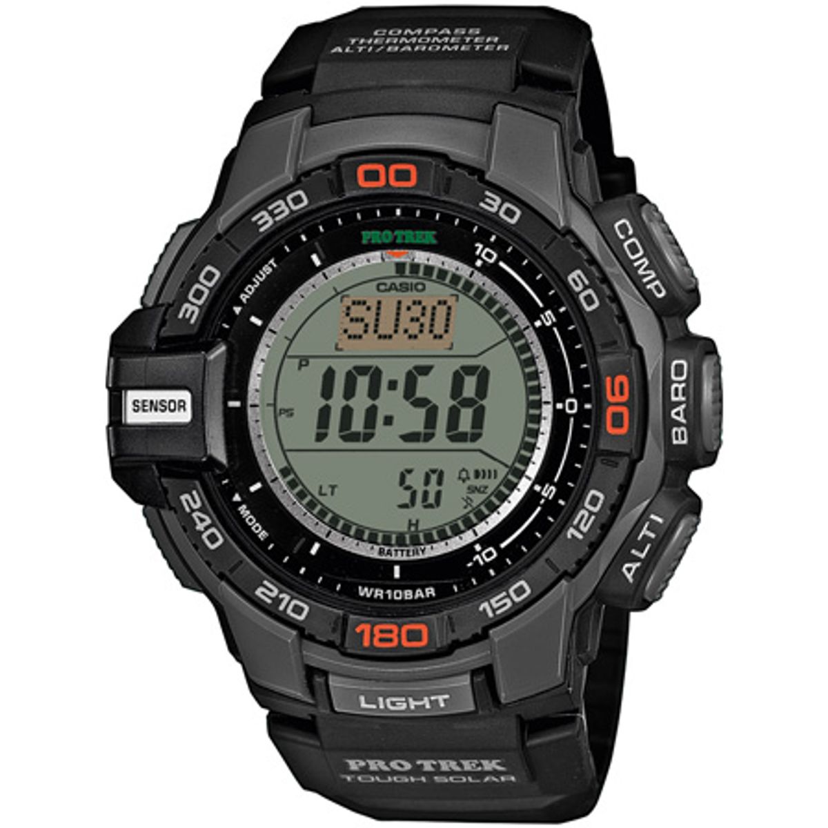 Casio Protek solarur med sensor