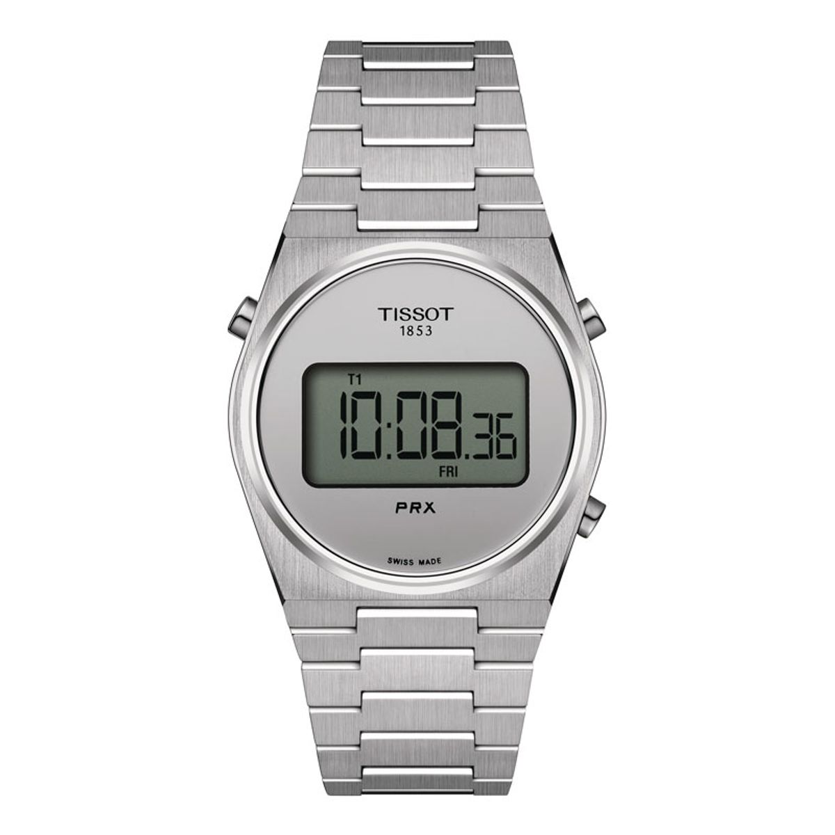 Tissot PRX Digital i stål med spejlskive - Ø35