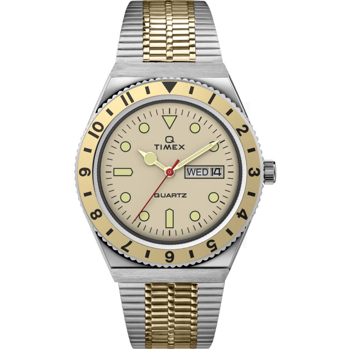 TIMEX Q Timex Reissue bicolour champagneØ38