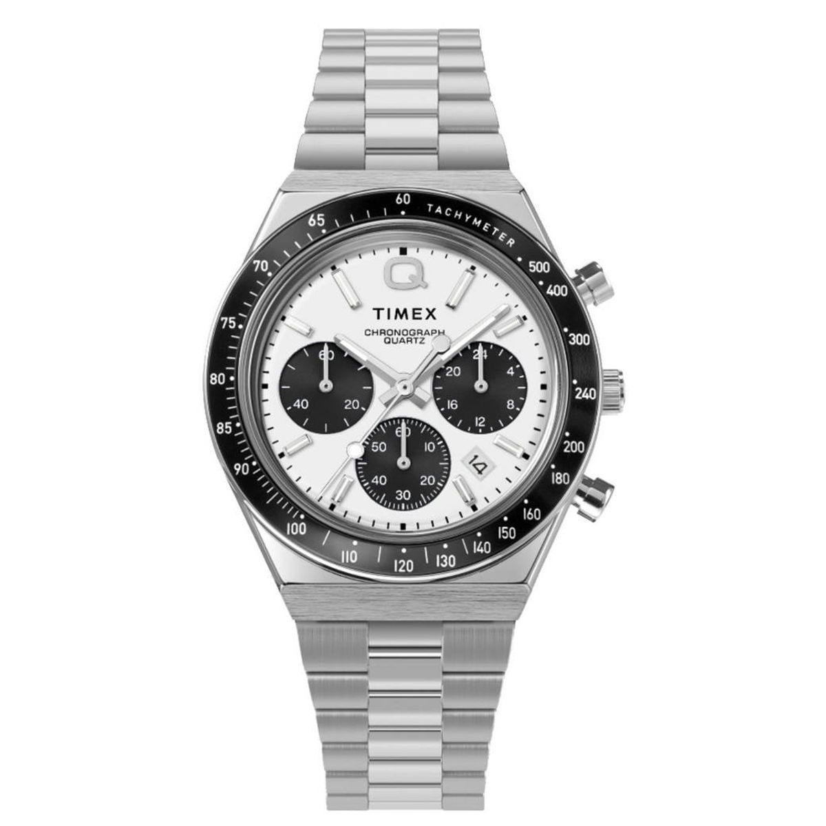 TIMEX Q Timex chronograph hvid Ø40