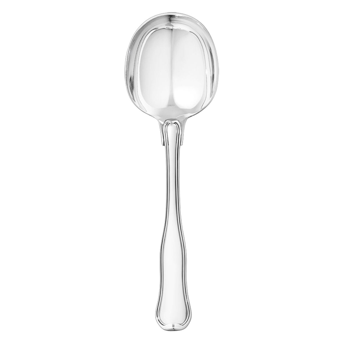 Georg Jensen Dobbelt Riflet Sauceske, sølv