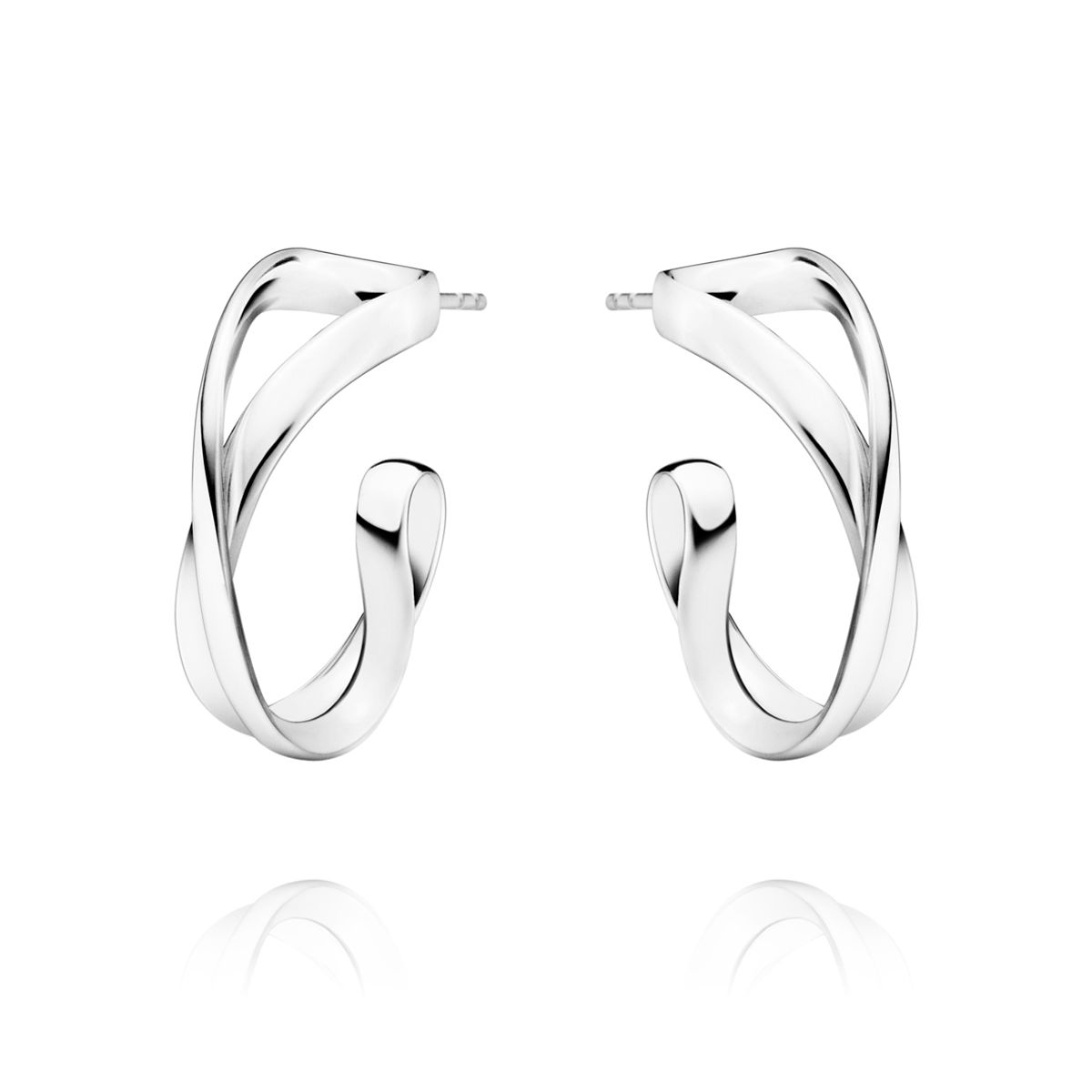 Georg Jensen Infinity creoler 452A, sølv