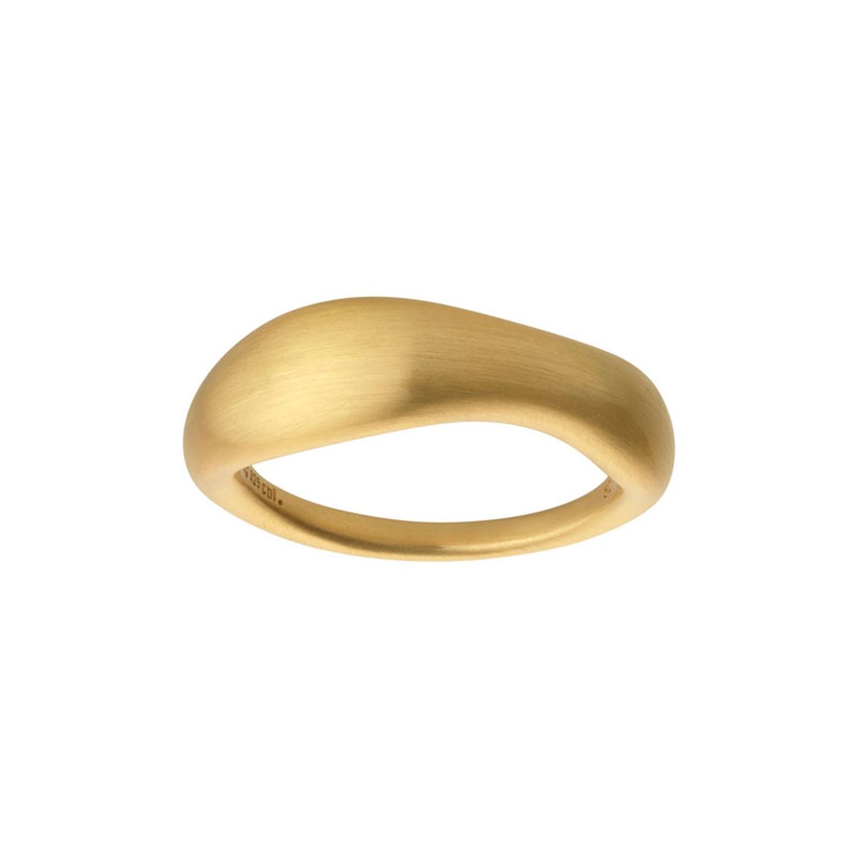 ByBiehl Ocean Flow forgyldt ring