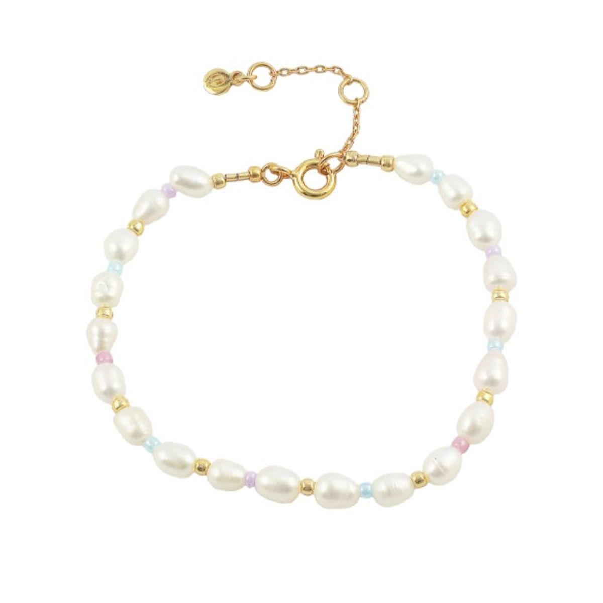 HULTQUIST Pastel Pearl armbånd