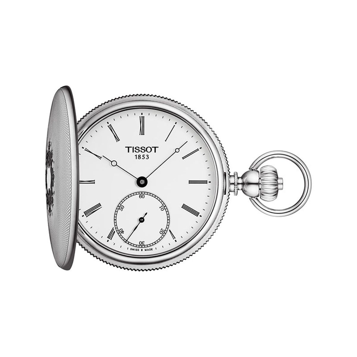 Tissot Savonnette lommeur Mechanical, romertal