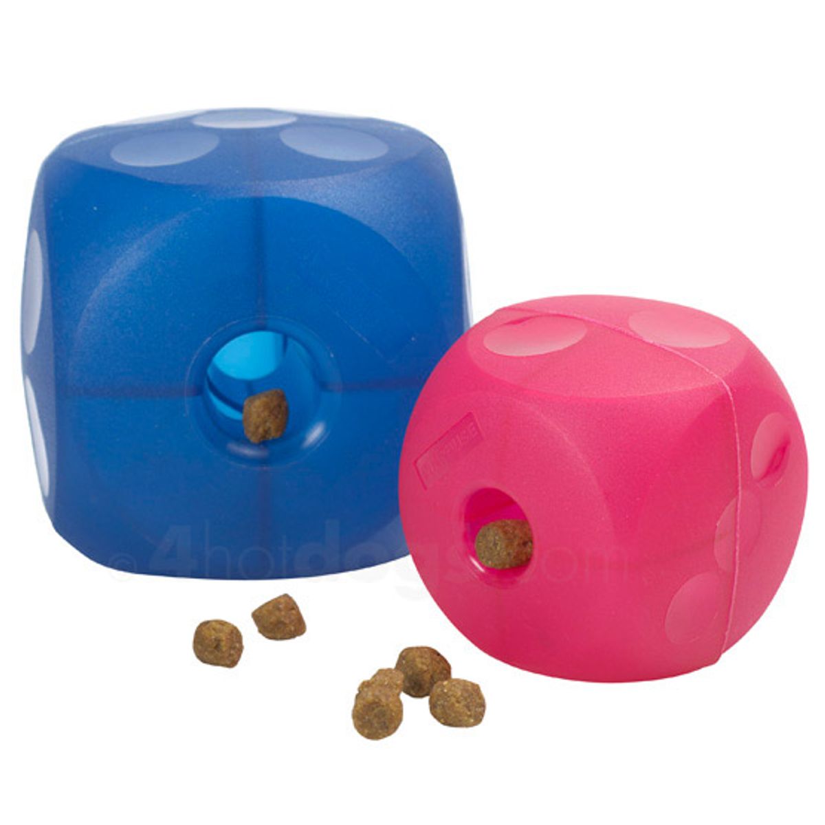 BUSTER Soft Cube No Noice-Pink-12x12 cm, fra hund 10 kg og op