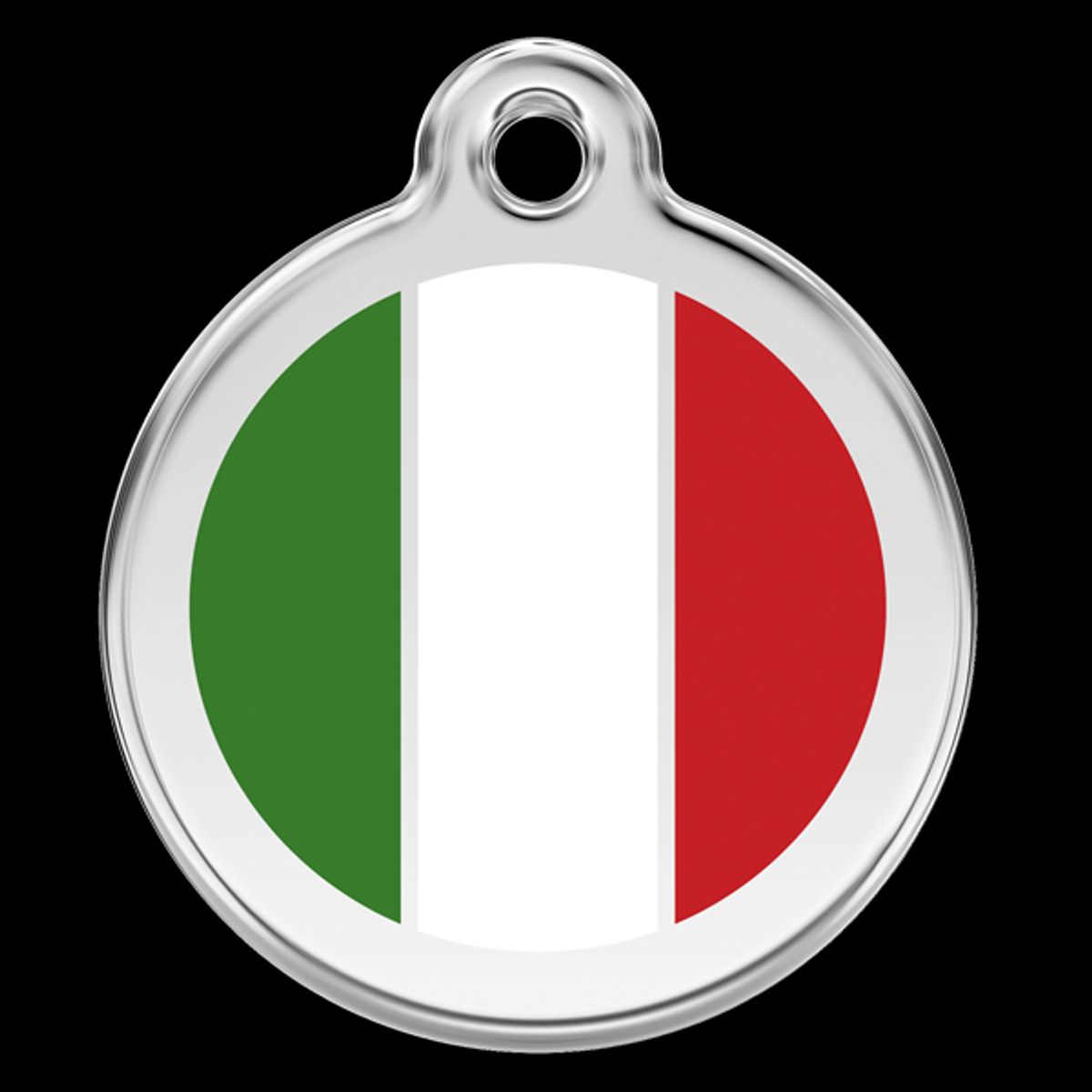 Hundetegn Italiensk flag medium