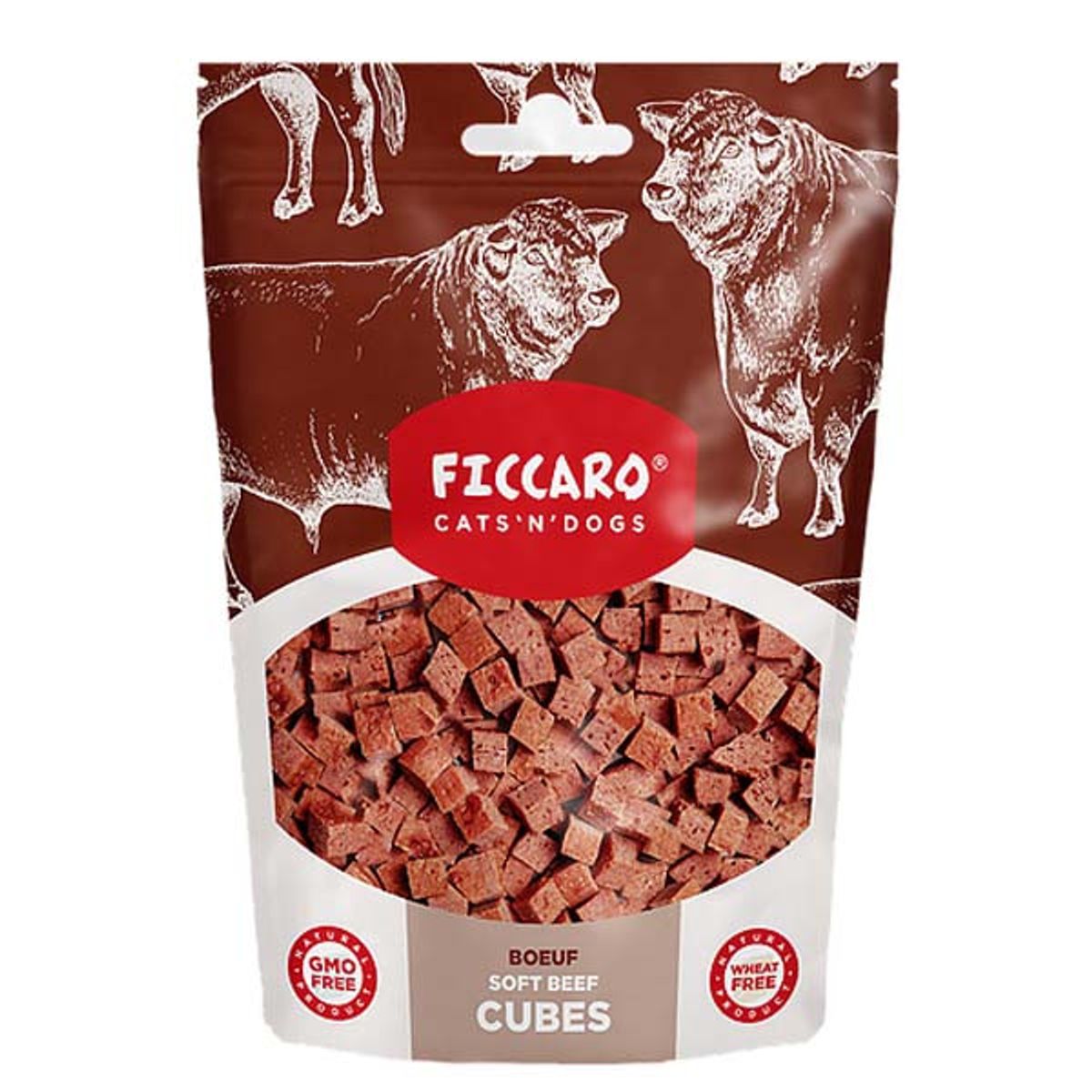 Ficcaro okse hundegodbidder, 100g