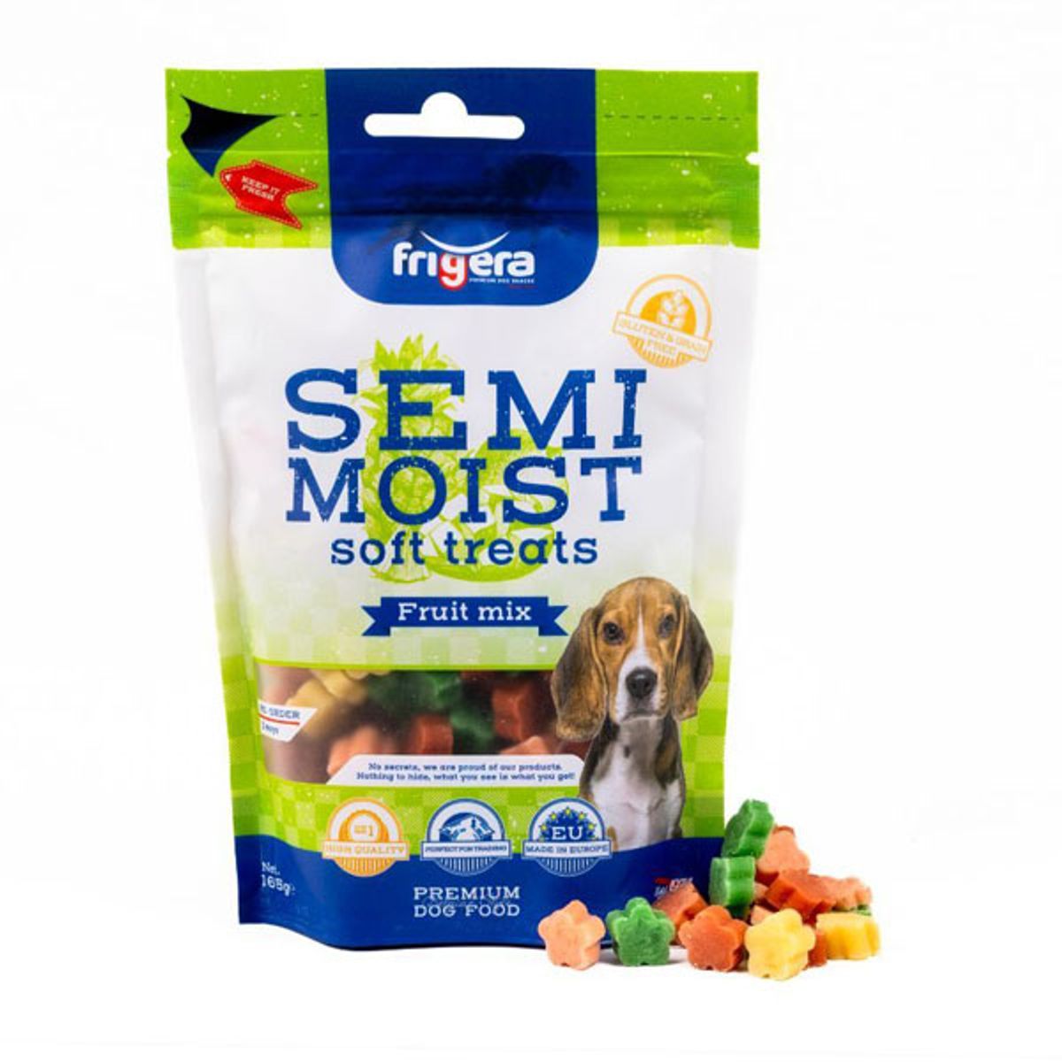 Semi-moist hundegodbidder frugt mix 165g