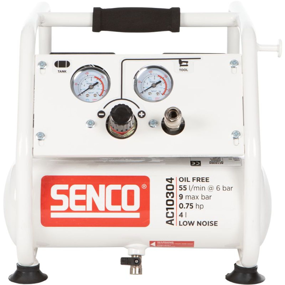 Senco AC10304 Støjsvag kompressor 60DB